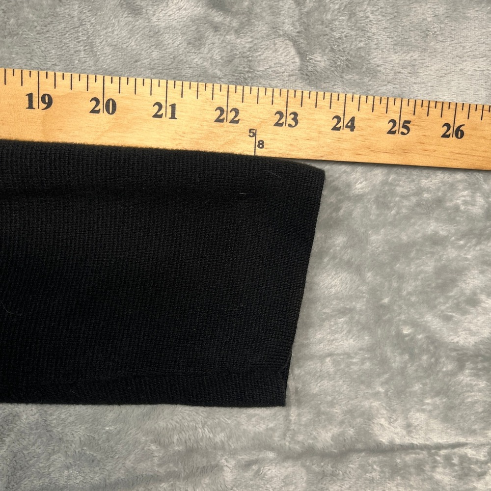 J.Crew Sweater Blazer Women M Black Re-Imagined Cotton Knit BF227 FA23 - Picture 14 of 15